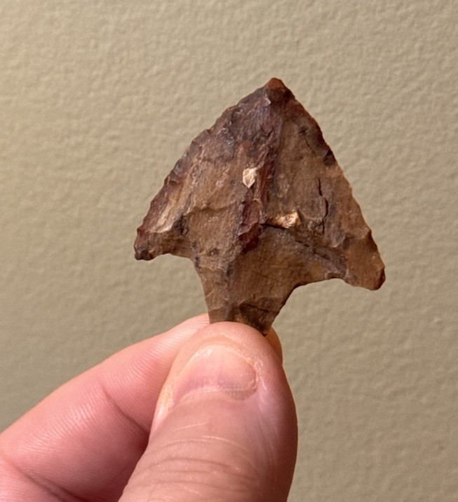 Outstanding Fort Payne chert T-drill, Sabine Parish Louisiana Arrowhead POINT!!