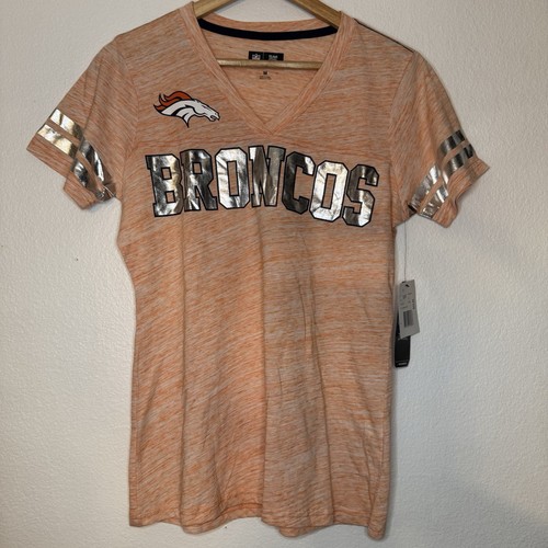 NFL Denver Broncos Women’s V Neck Tee Size M