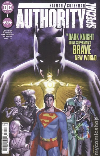 Batman Superman Authority Special 1A Migliari VF+ 8.5 2022 Stock Image