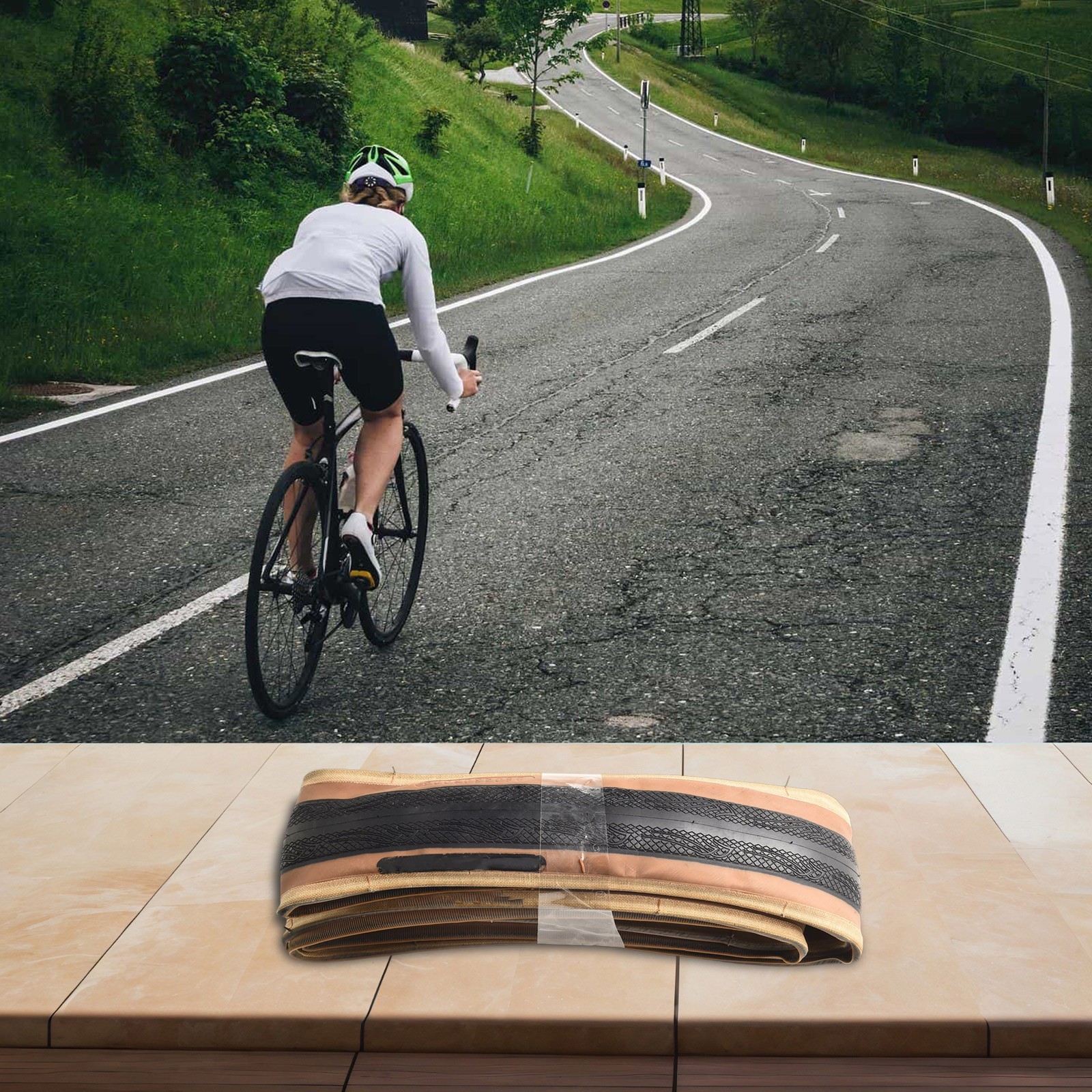 Camera d'aria compatibile per bici da corsa foto 5