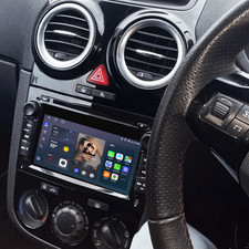 DAB+ Android 14 Stereo For Vauxhall Corsa D Astra H Zafira GPS Sat Nav Car Radio