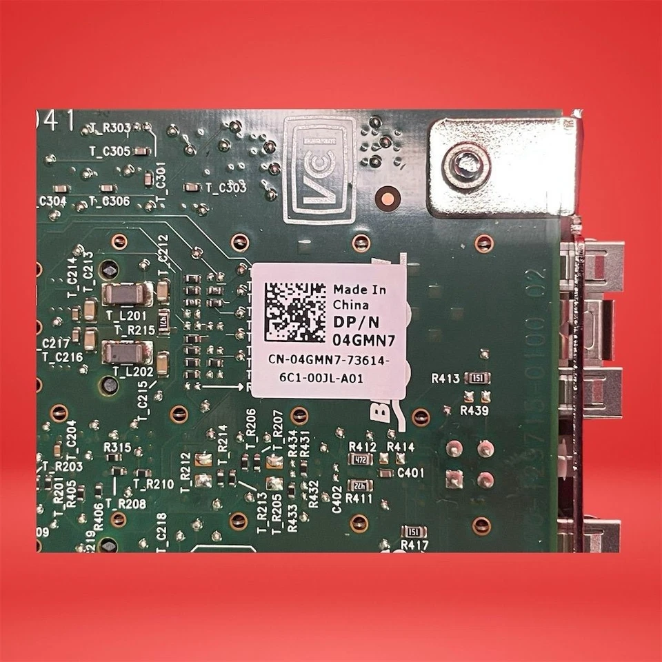 DELL Broadcom 57404 110Gbps/25Gbps SFP28 Dual Port PCIe NIC 4GMN7 - Image 4 of 4