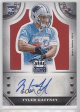 2014 Crown Royale Rookie Signatures Retail Red 8/15 Tyler Gaffney #S-TG Auto 0dk