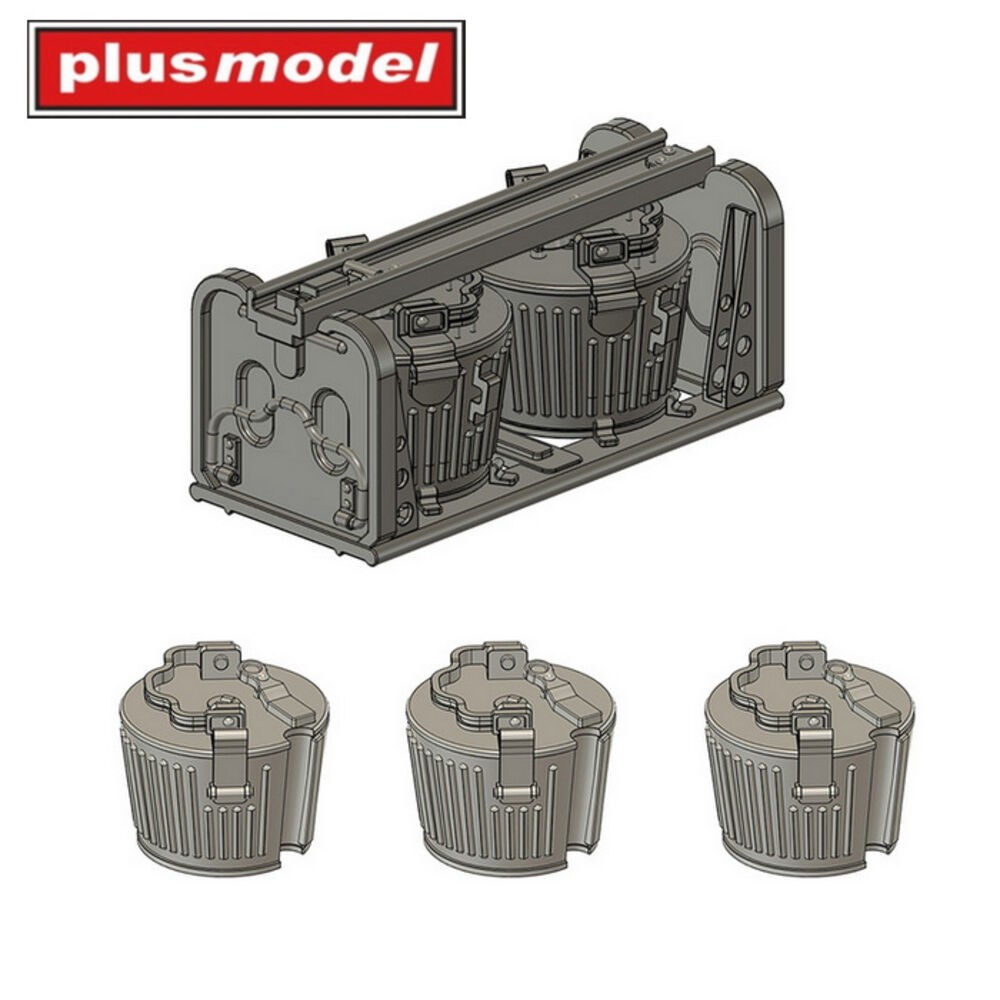 Plus Model DP3080 - 1/35 Ammunition Magazine For MG 34 - New