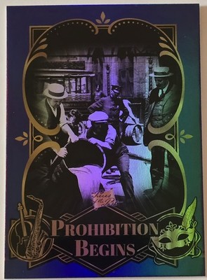 2025 POTP Roaring 20s Prohibition Begins Blue Parallel #21/50