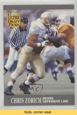 1991 Fleer Ultra Chris Zorich #298 READ 0b5