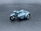 Matchbox Triumph T110 Blue No 4 Lesney England Rough Shape Bad Roller Broken