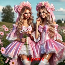 Prom Dress Pink And White A-Line Special Occasion Party Gowns Evening Dresses