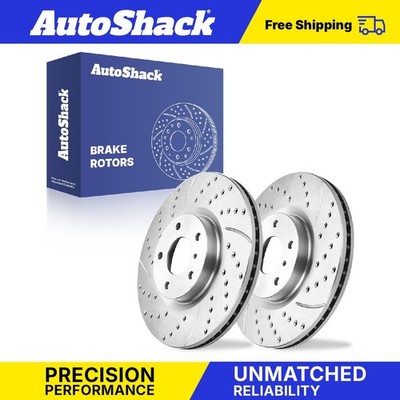 Front Drilled Slotted Brake Rotors for Nissan, Maxima 05-14, 16-18, 20-23