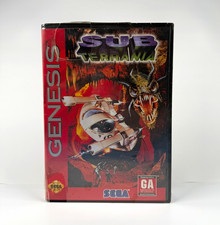 Sub-Terrania (Sega Genesis, 1994) NEW Factory Sealed Authentic Seal Damage