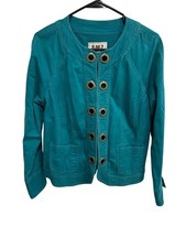 Vintage AMI Long Sleeve Grommet Front Jacket ...