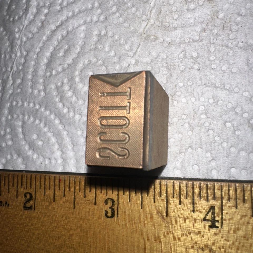 Печатный блок (Scott) латунь на свинце - Изображение 4 из 4