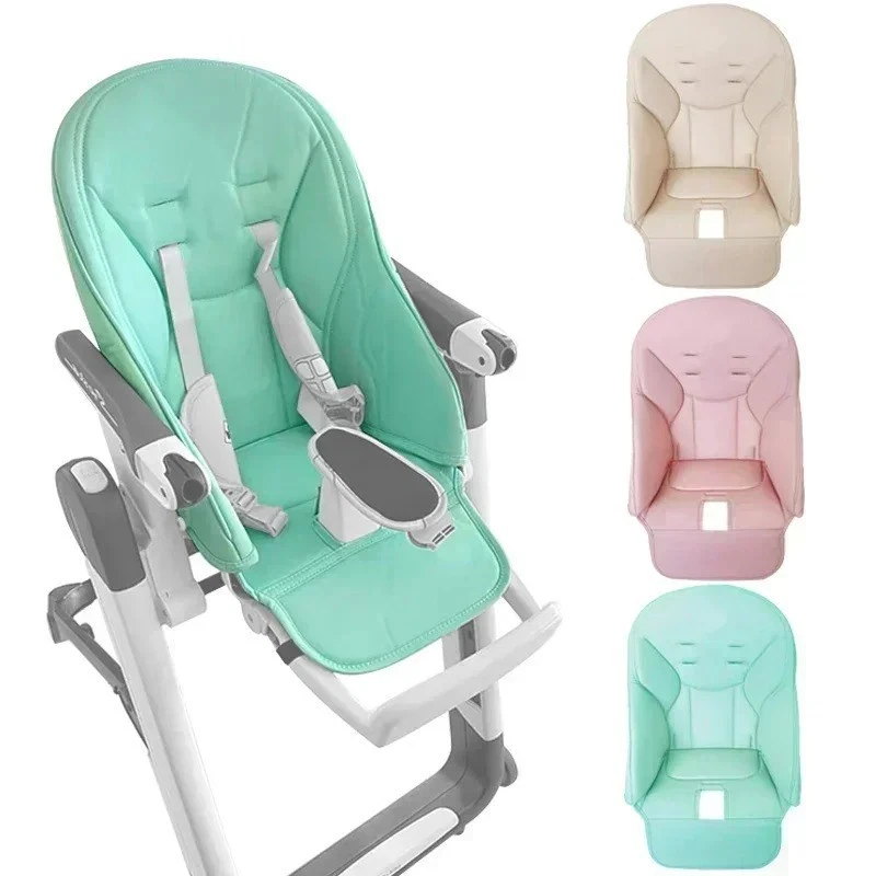 Baby High Chair Cushion Cover Seat Pad Leather Booster Replacement Travel Mat