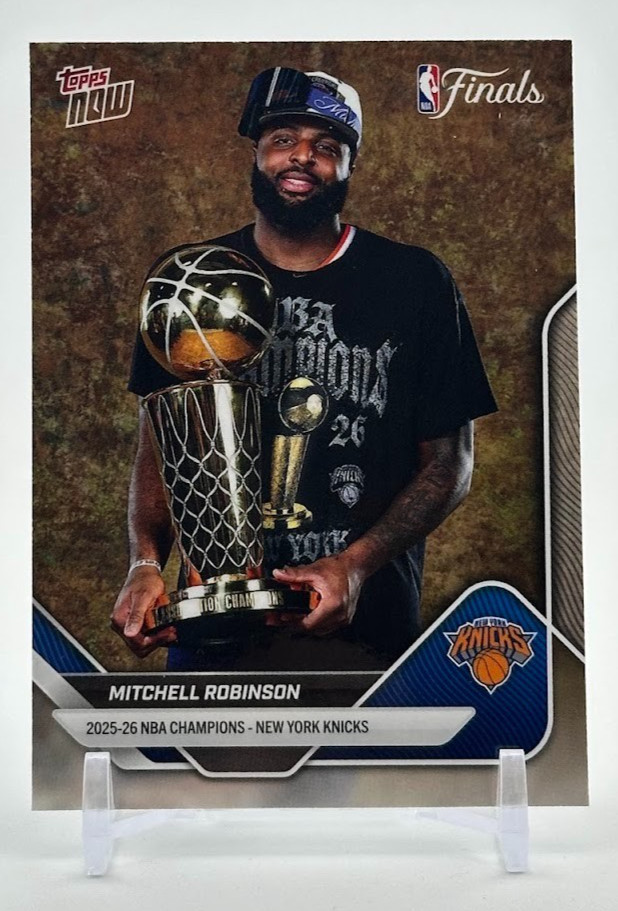 2026 Topps NOW Knicks Championship Mitchell Robinson Image Variation SP C8-SP
