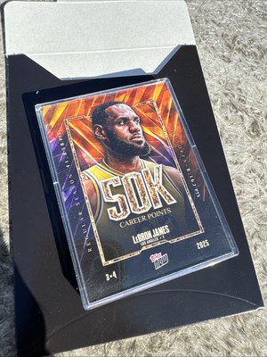 Topps Now Basketball 2025 - Nr. 012 - Lebron James - 50K Career Points
