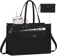 Laptoptasche Damen 15,6 Zoll, Wasserdicht Arbeitstasche Handtasche Groß Shopp...