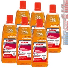 Sonax Glanzshampoo Konzentrat Autoshampoo 6x 1L schmutzlösend schonend