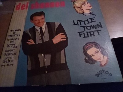 DEL SHANNON on BIGTOP (black label) mono LP Little Town Flirt