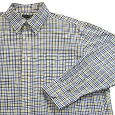 Lauren Ralph Lauren Men's Classic Fit Non Iron Plaid Dress Shirt 17 1/2 32/33 XL
