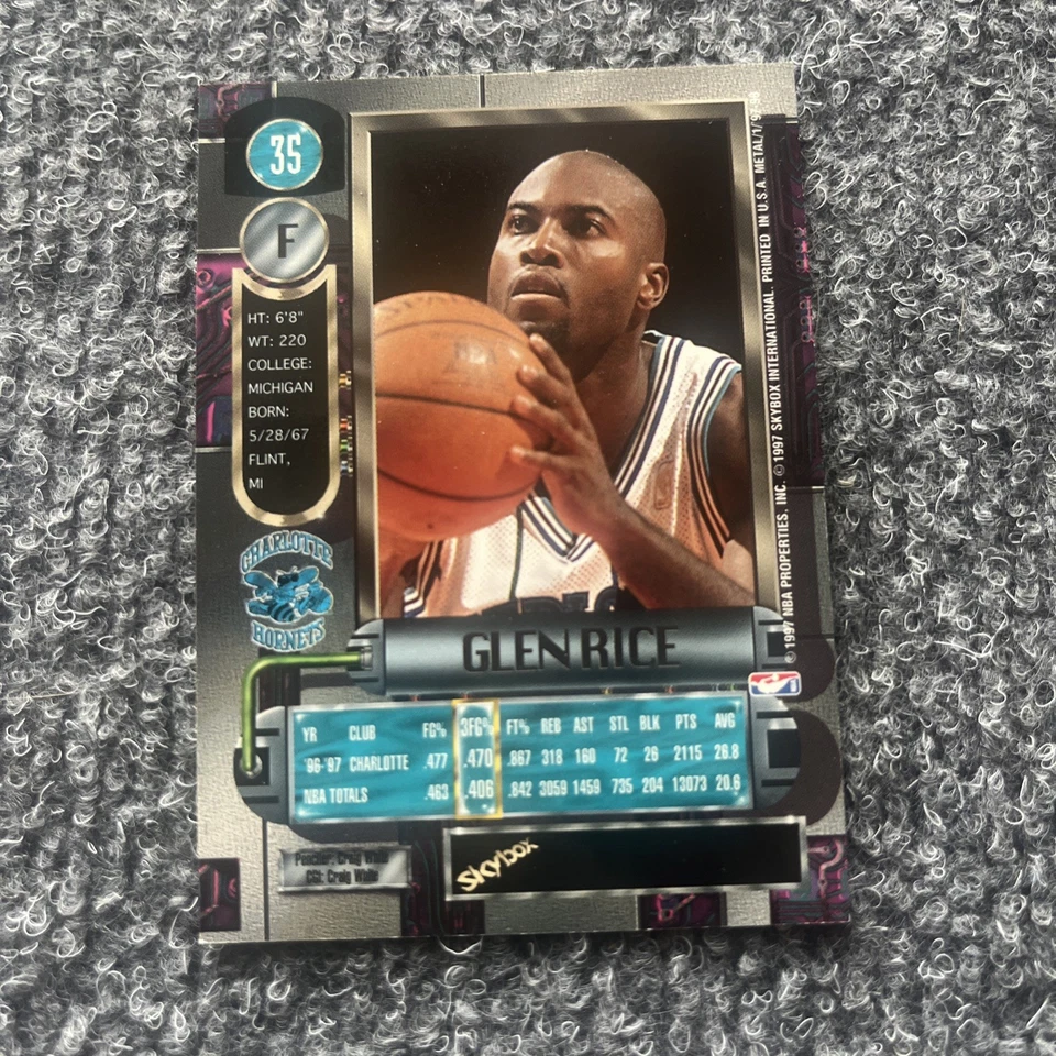 1997-98 Metal Universe #35 Glen Rice - Image 2 of 2