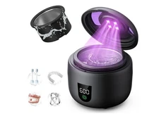 Ultrasonic Retainer Cleaner Machine w/ 180ml Water Tank 45kHz Ultrasonic Cleaner