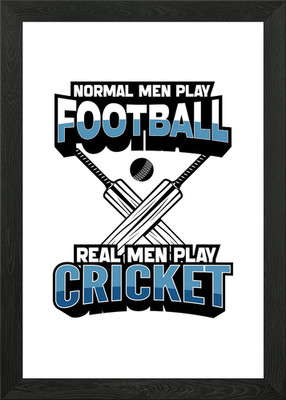 Cricket Geschenkideen für Männer gerahmtes Wandbild Poster Leinwanddruck Bild