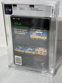 Wild Gunman NES 1985 CIB Complete In Box Wata Graded 8.0 Early Unpunched Hangtab
