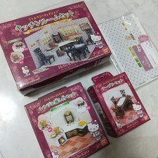 Hello Kitty Miniature Kitchen Room Set Vintage Unopened New Collectible