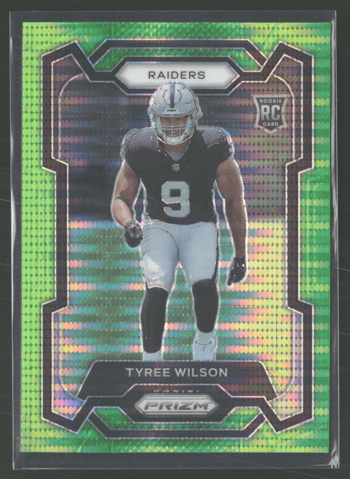 2023 Panini Prizm #363 Tyree Wilson Neon Green Pulsar