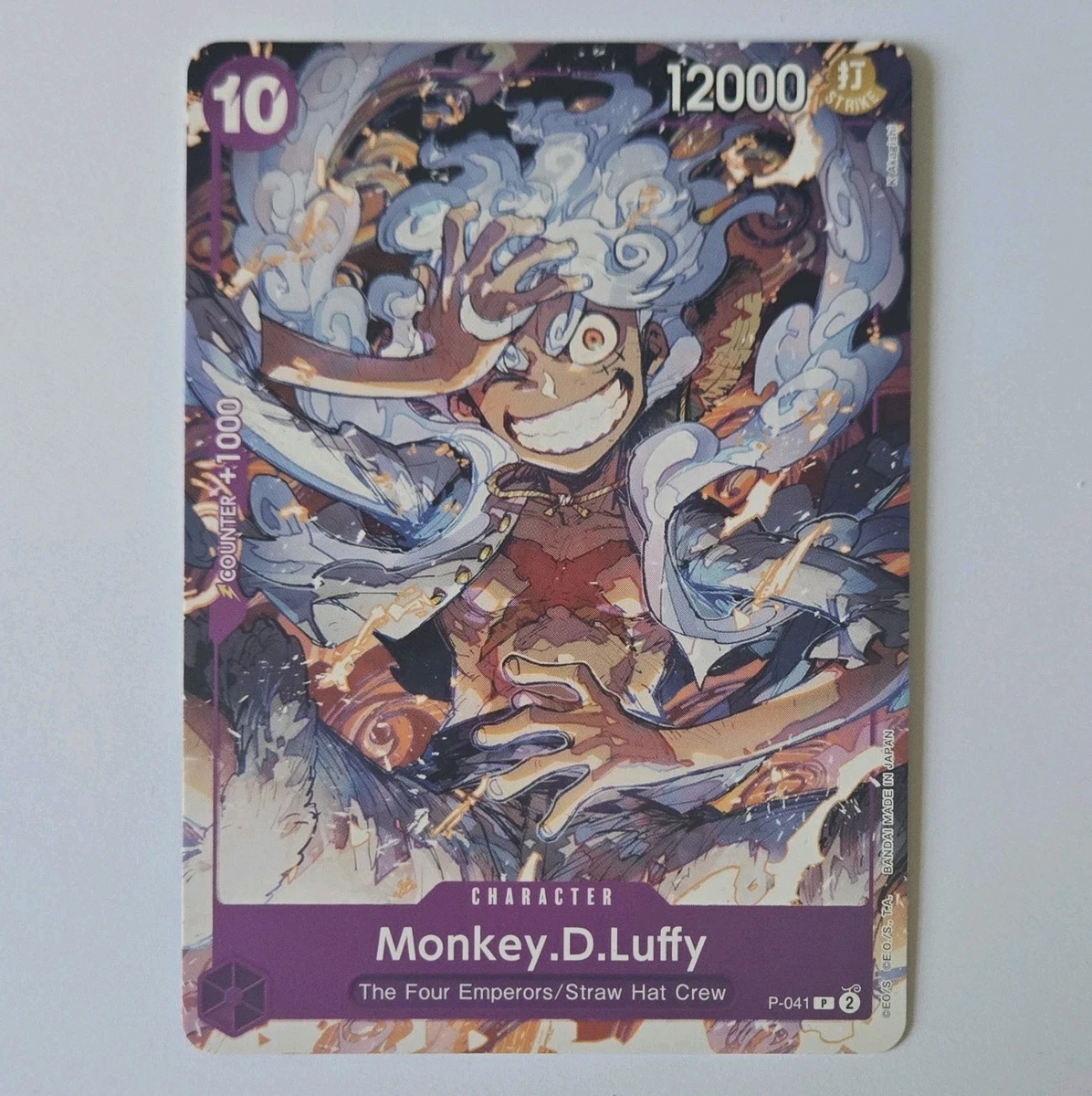 Monkey.D.Luffy P-041 One Piece Promotion Cards for sale | eBay