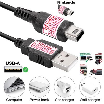 USB CHARGING CABLE FOR NINTENDO 3DS 2DS DSI 2 3 DSi XL NEW CABLE CHARGER POWER