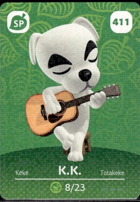 411 K.K. Amiibo Card 411 Series 5 Animal Crossing Nintendo Switch NA Region