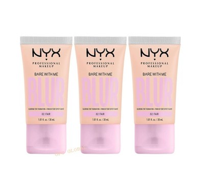 PACK OF 3 - NYX PROFESSIONAL MAKEUP, Bare With Me,  - 02 FAIR