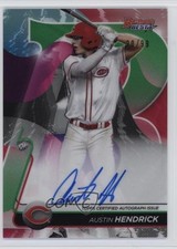 2020 Bowman's Best of 2020 Green Refractor /99 Austin Hendrick #B20-AH Auto g5e