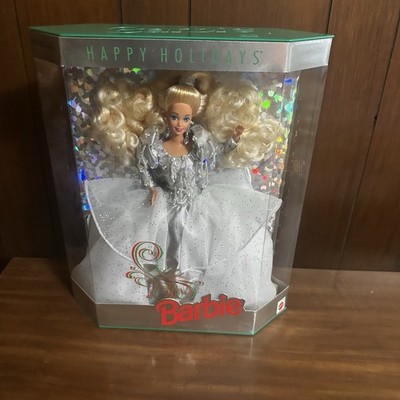 1992 Happy Holiday Barbie Doll Mattel 1429 Special Edition Green