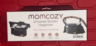 Momcozy Universal Stroller Organizer w Insulated Cup Holder Detachable Phone Bag