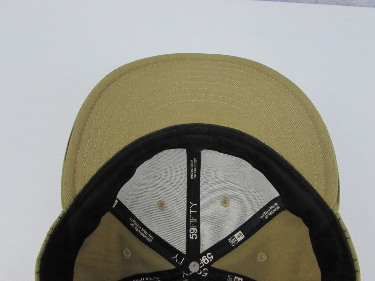 stussy New Era 59FIFTY Fitted 7 3/8 Light Brown/ Bold Dark Brown
