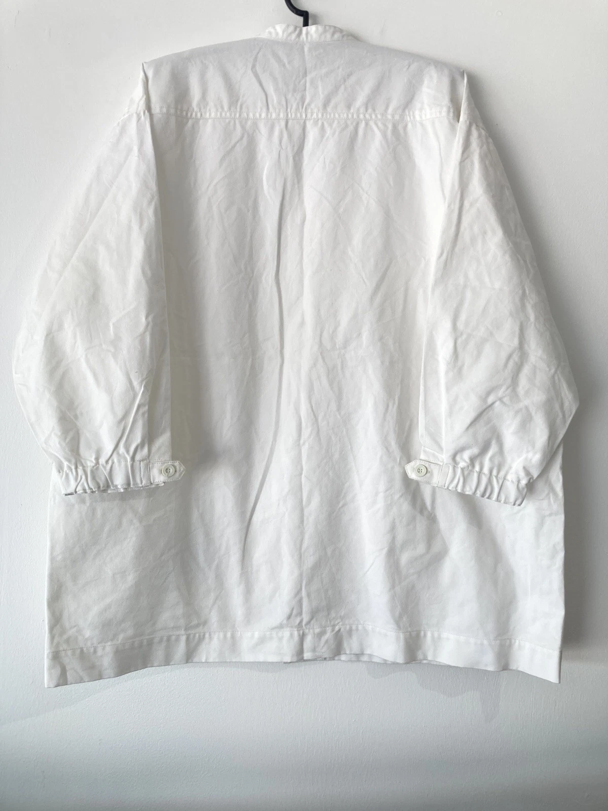 Vintage Issey Miyake IM Design Studio JAA Apron Jacket Coat White Size M Japan - product detail image 2