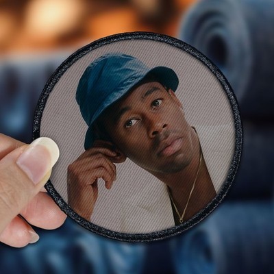 Tyler The Creator Patch Sew/Iron on with Embroidered Border for Hats, Shirts.