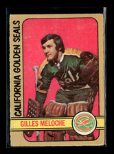 1972-73 O-Pee-Chee 112 Gilles Meloche California Golden Seals Rookie Card AAA. rookie card picture