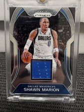 2017-18 Panini Prizm Sensational Swatches Shawn Marion Game Worn Patch Mavericks