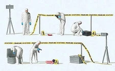 Preiser Crime Scene Investigation - HO Scale - Model Railroad Figure - #10800