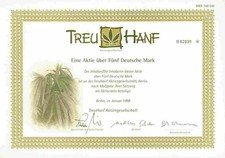 TreuHanf AG 1998 RZADKA data Berlin Beiersdorf Freudenberg Pritzwalk 5 DM Lit. B