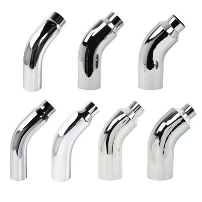 4''/5'' Inlet 6''/7''/8' Outlet 23'' Long Diesel Exhaust Chrome Turndown Elbow Tip