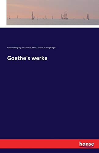 Goethe's werke by Goethe, von  New 9783742801678 Fast Free Shipping<-