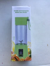 Portable and Rechargeable Battery Juice Blender - Green - Smoothie - Drinks