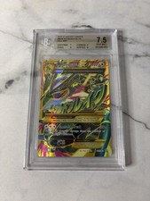 Carta Pokemon 2015 Mega Rayquaza EX Full Art 98/98 XY Antiche Origini BGS 7.5