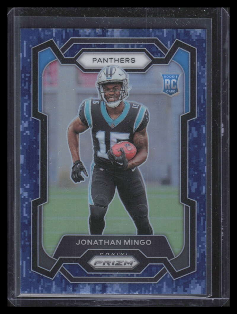 2023 Panini Prizm Prizms Navy Camo Refractor 312 Jonathan Mingo Rookie 23/25