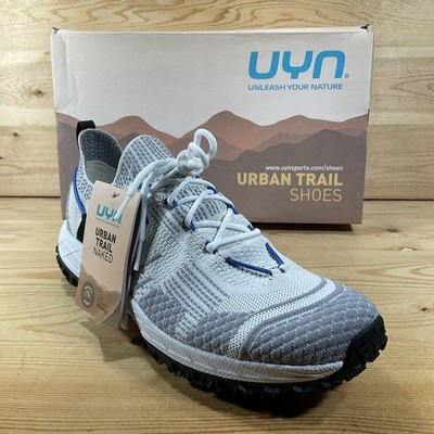 NIB UYN Urban Trail Naked Shoes Men s 12.5  EU 45 White Grey Wool Knit Y100220