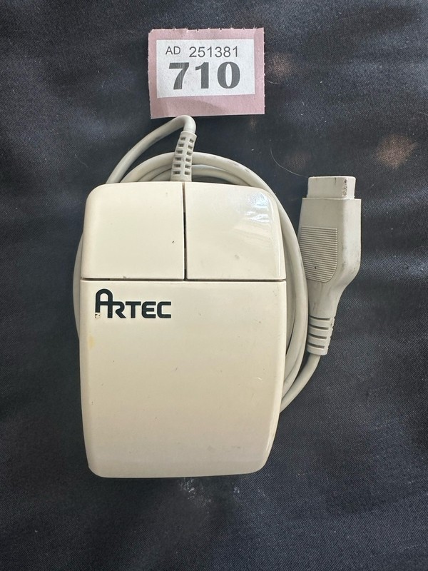 Amiga Prtec  Mouse tested working Good Condition Slight Yellowing